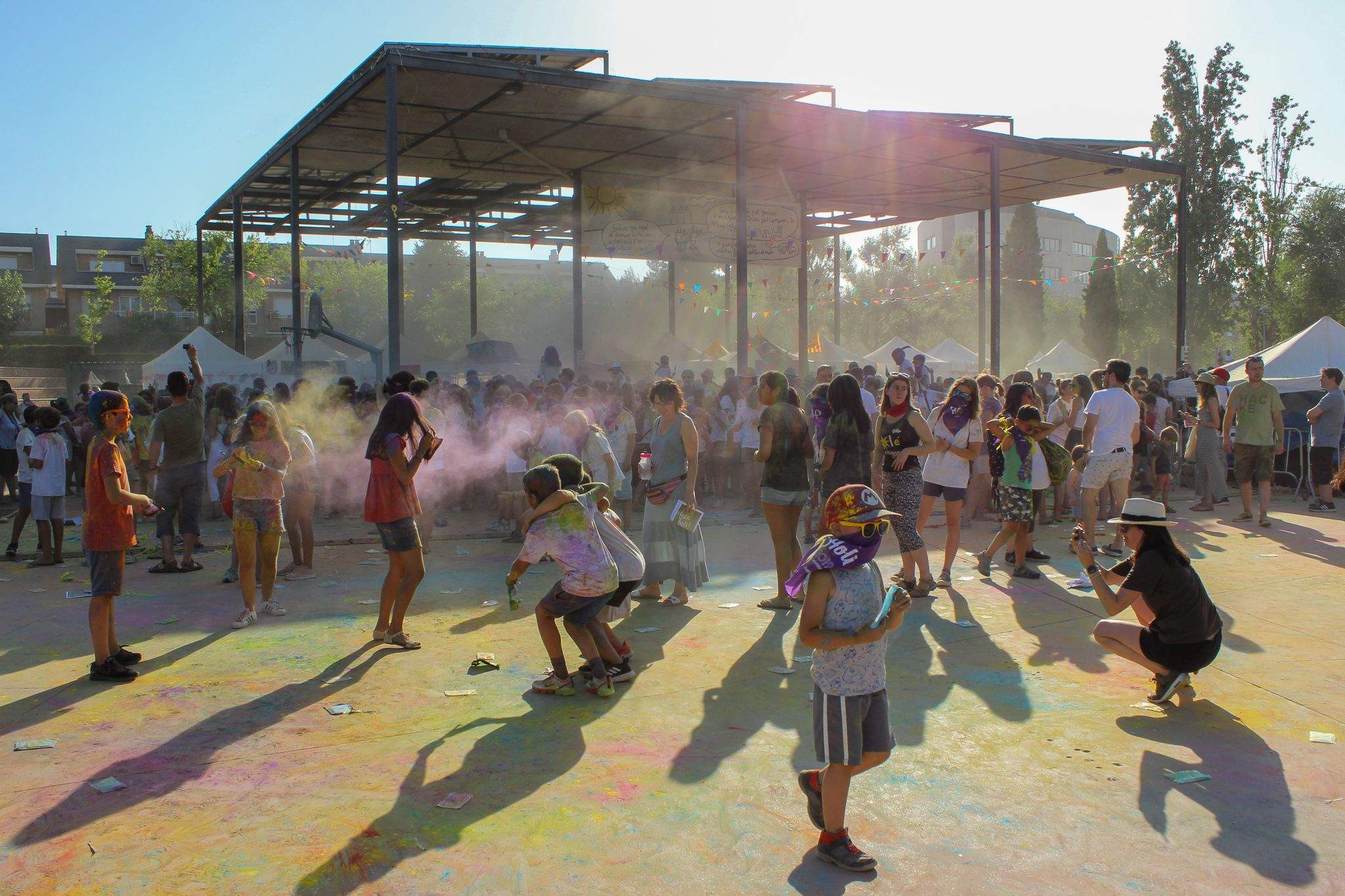 La festa del Holi. Foto: Alex Gómez