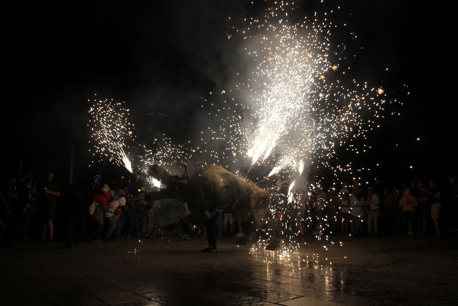 Correfoc de Festa Major. FOTO: Paula Galván