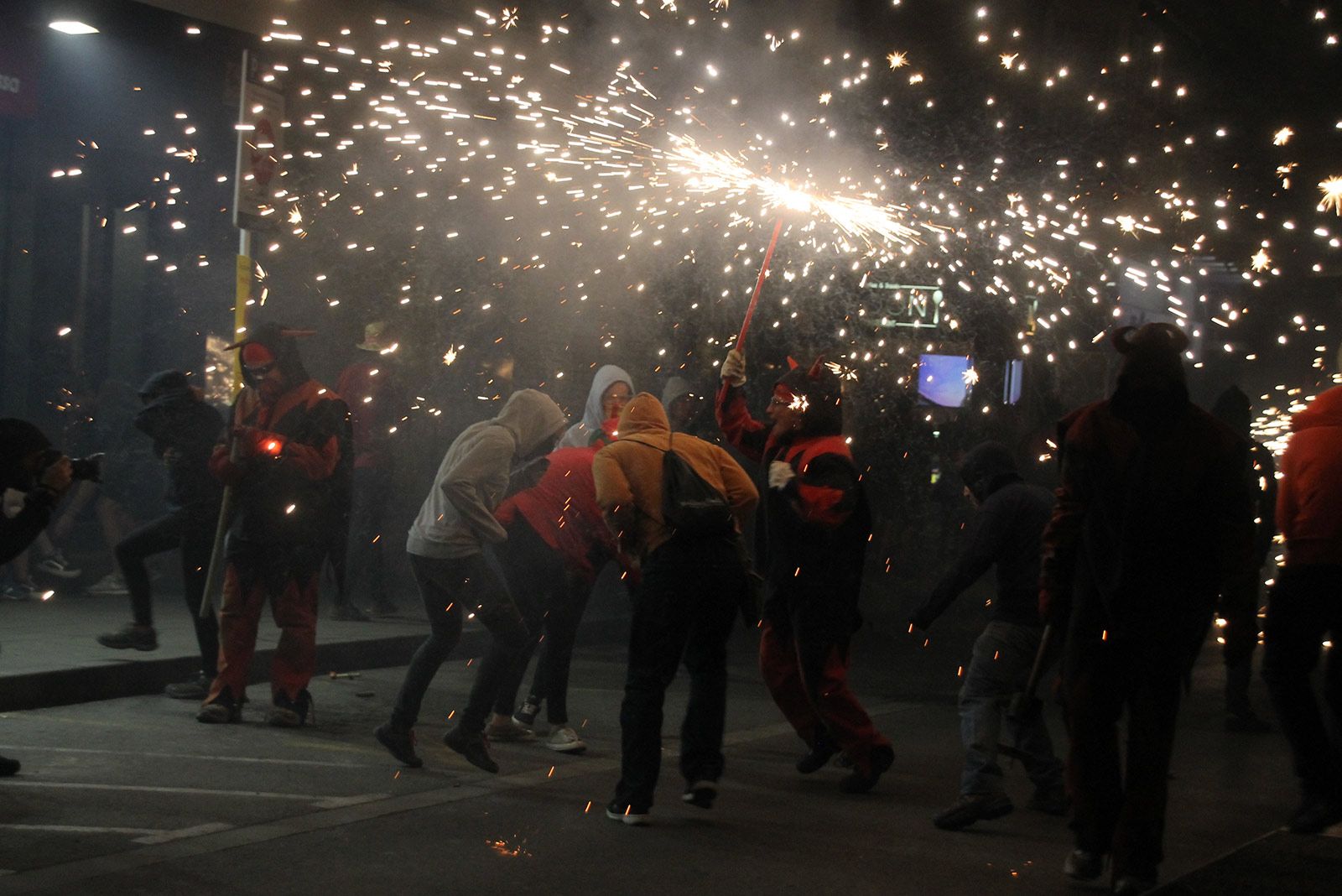 Correfoc de Festa Major. FOTO: Paula Galván