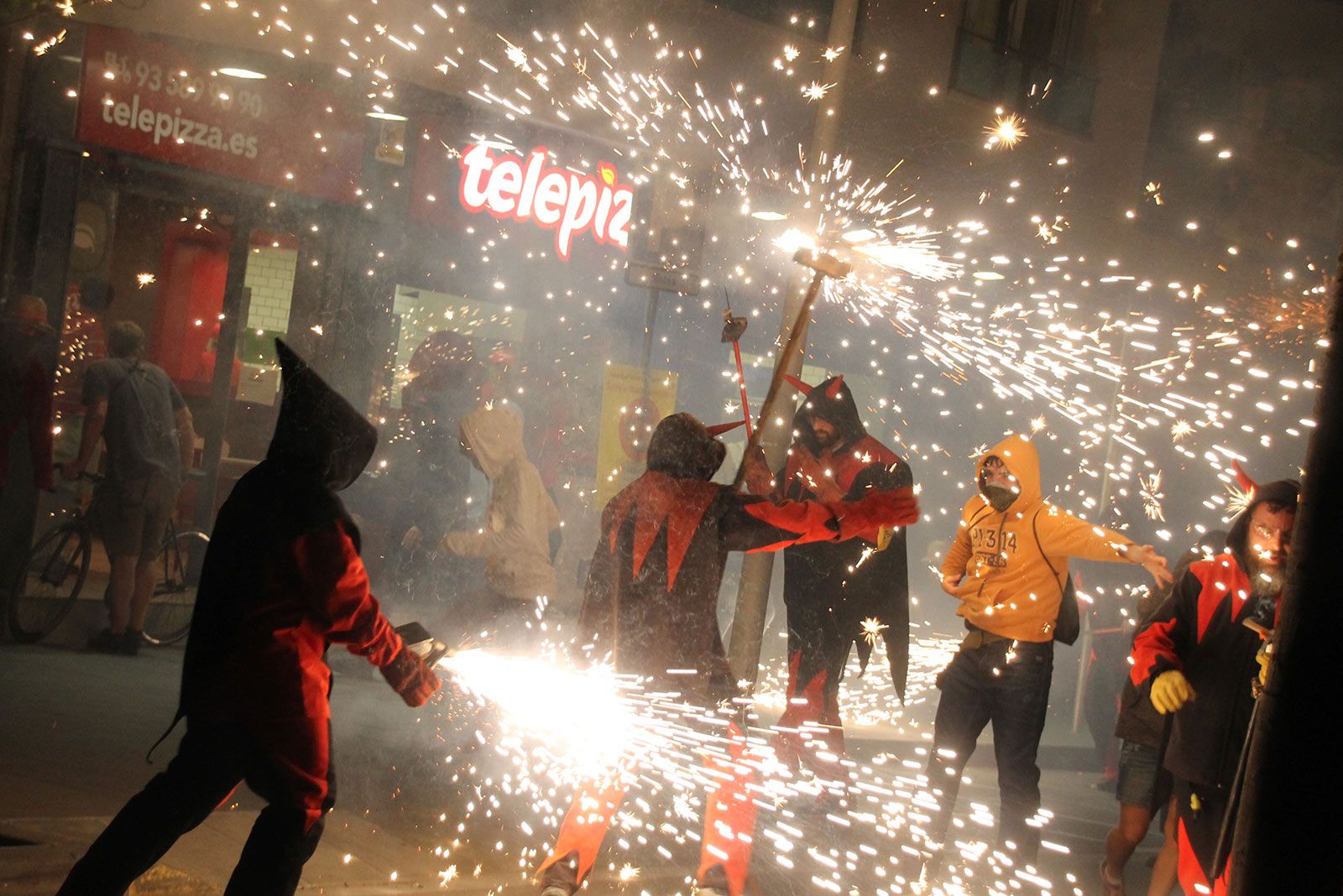 Correfoc de Festa Major. FOTO: Paula Galván