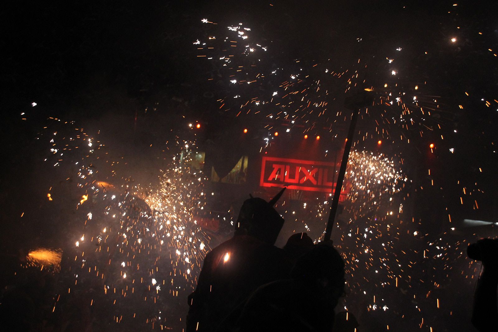 Final del correfoc de Festa Major. FOTO: Paula Galván