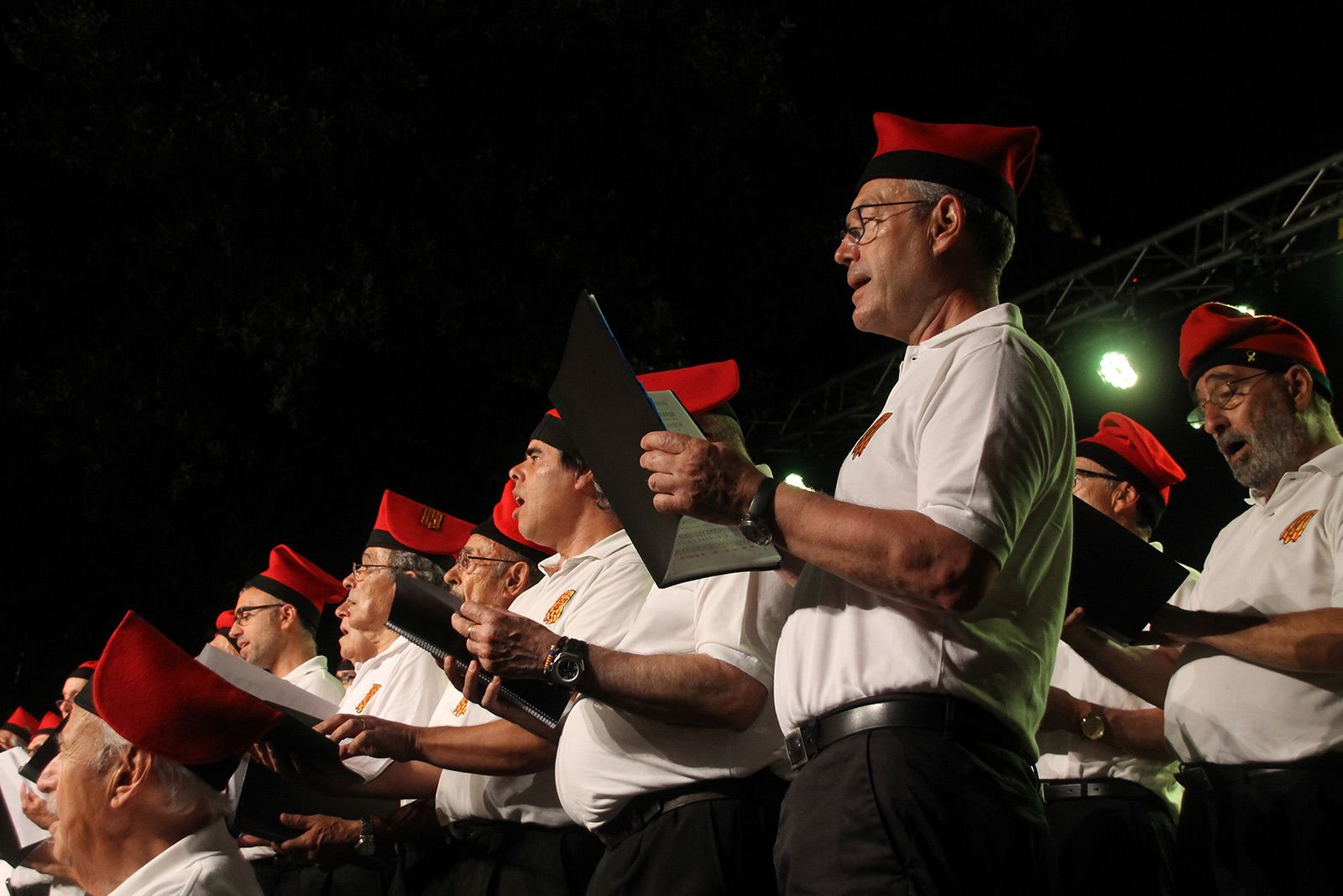 Concert de Festa Major amb la Coral la Lira i la Cobla Sant Jordi. FOTO: Paula Galván