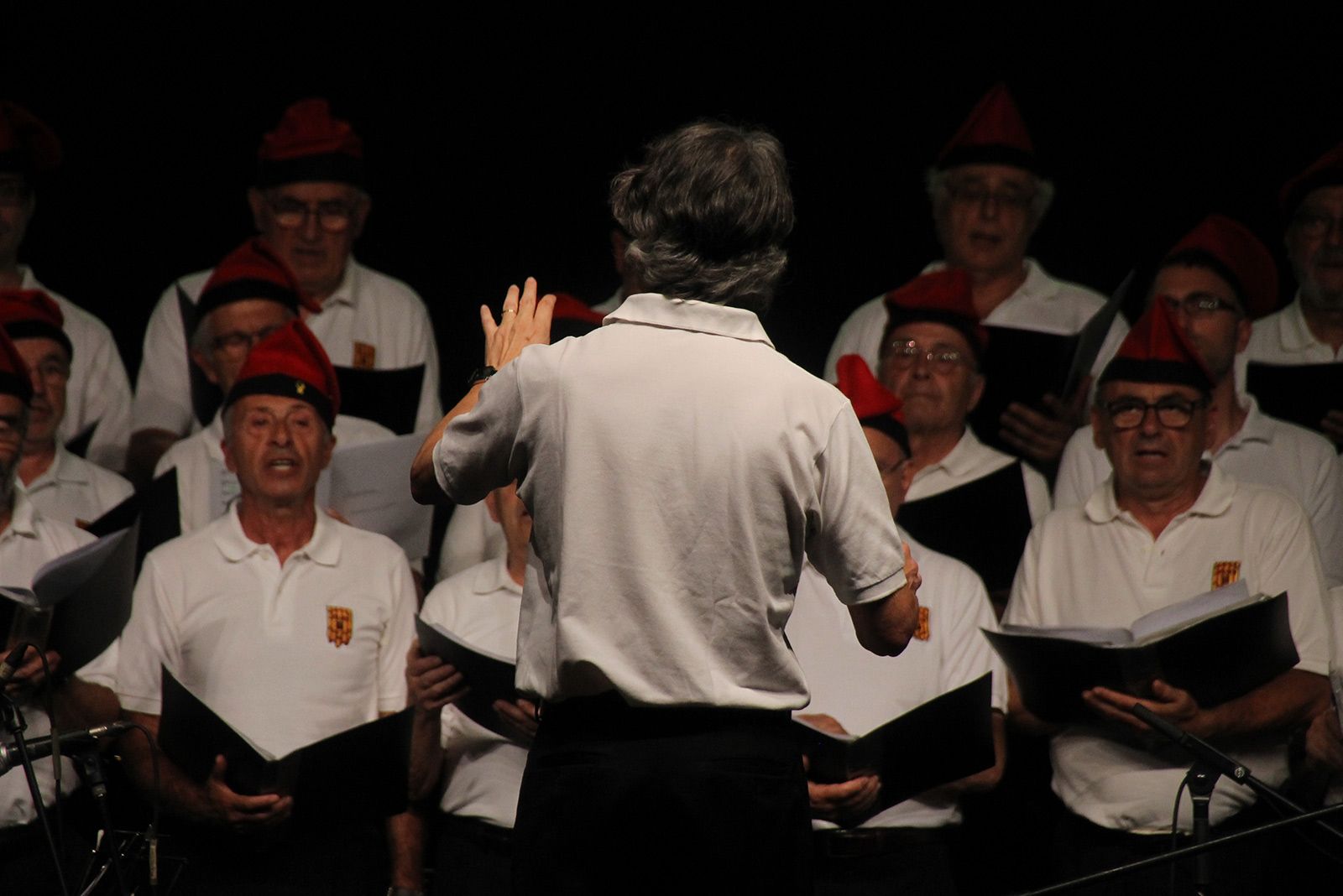 Concert de Festa Major amb la Coral la Lira i la Cobla Sant Jordi. FOTO: Paula Galván