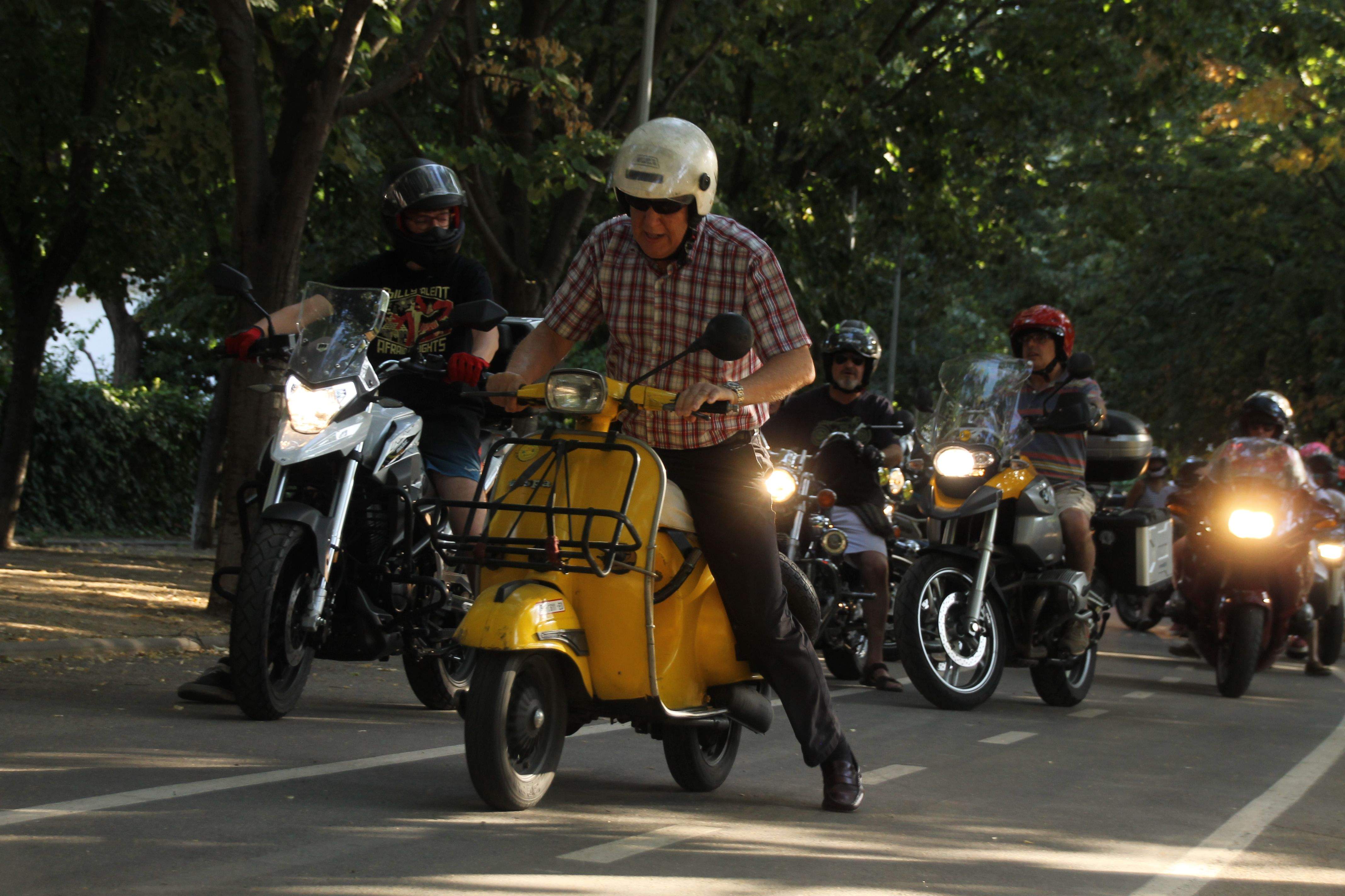 La 16a Concentració i Passejada de Motos de la Festa Major de Sant Cugat l'organitza el Moto Club Rat Penats. FOTO: Paula Galván