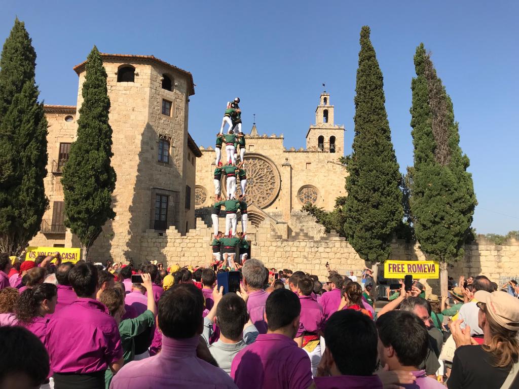 Diada Castellera de Festa Major. FOTO: TOT Sant Cugat