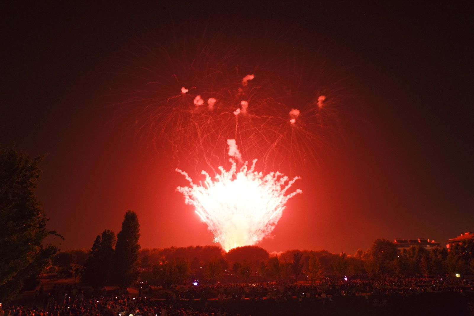 Castell de Focs de Festa Major 2019. Foto: Bernat Millet.