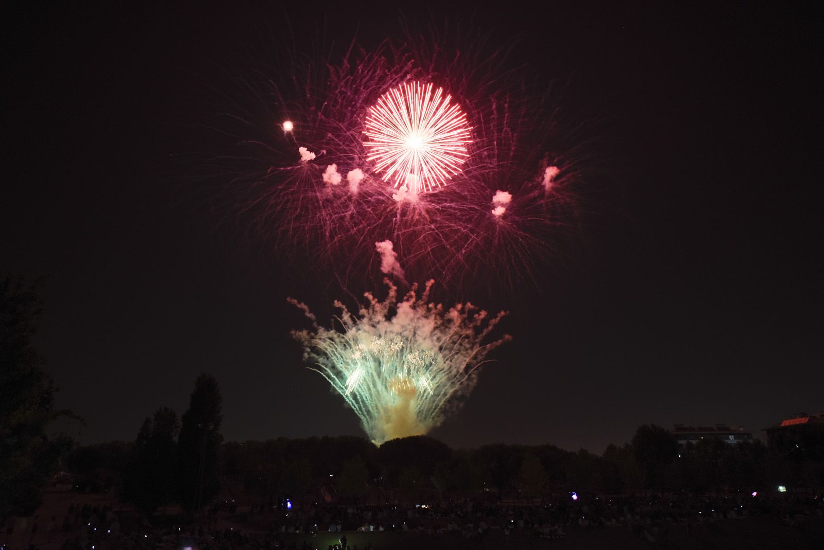 Castell de Focs de Festa Major 2019. Foto: Bernat Millet.