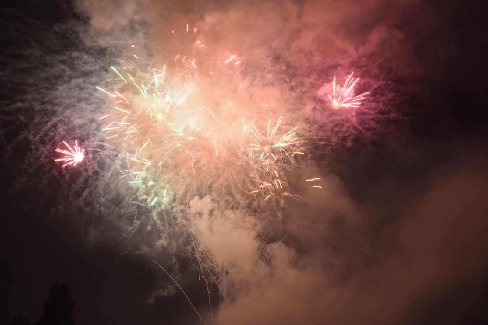 Castell de Focs de Festa Major 2019. Foto: Bernat Millet.