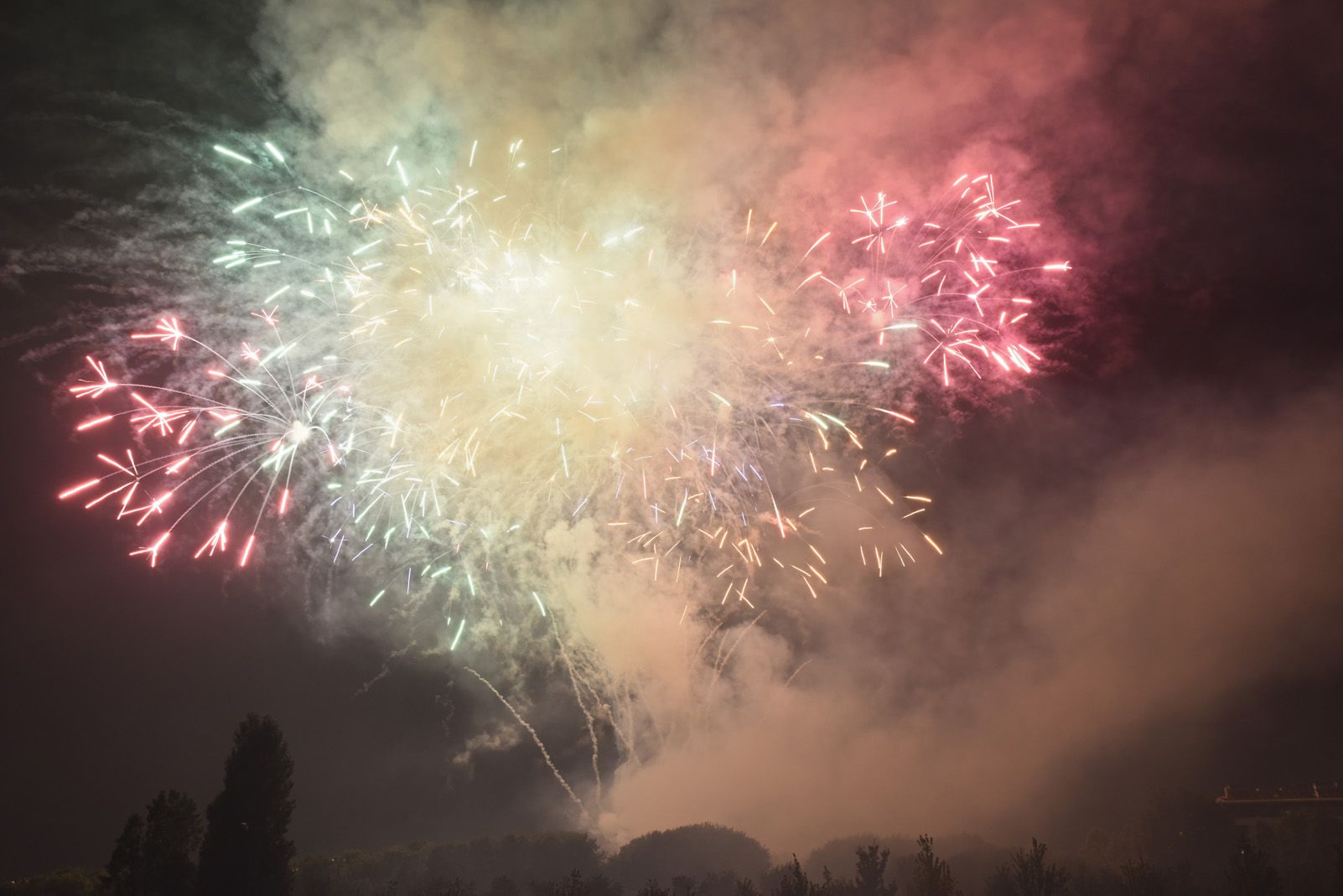 Castell de Focs de Festa Major 2019. Foto: Bernat Millet.