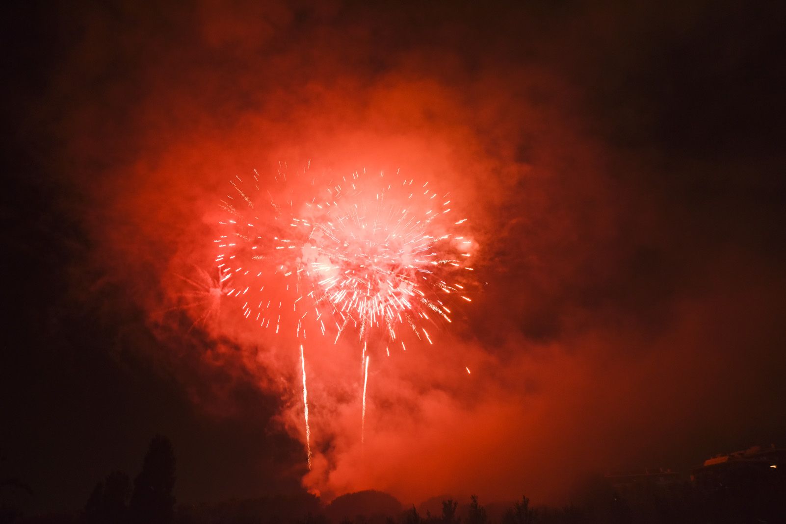 Castell de Focs de Festa Major 2019. Foto: Bernat Millet.