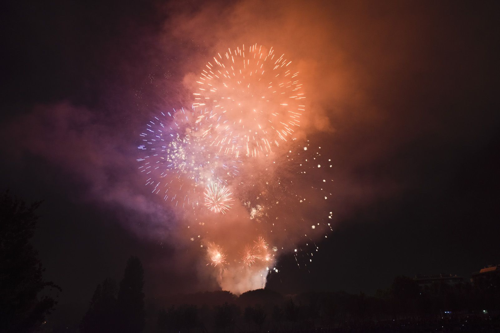 Castell de Focs de Festa Major 2019. Foto: Bernat Millet.