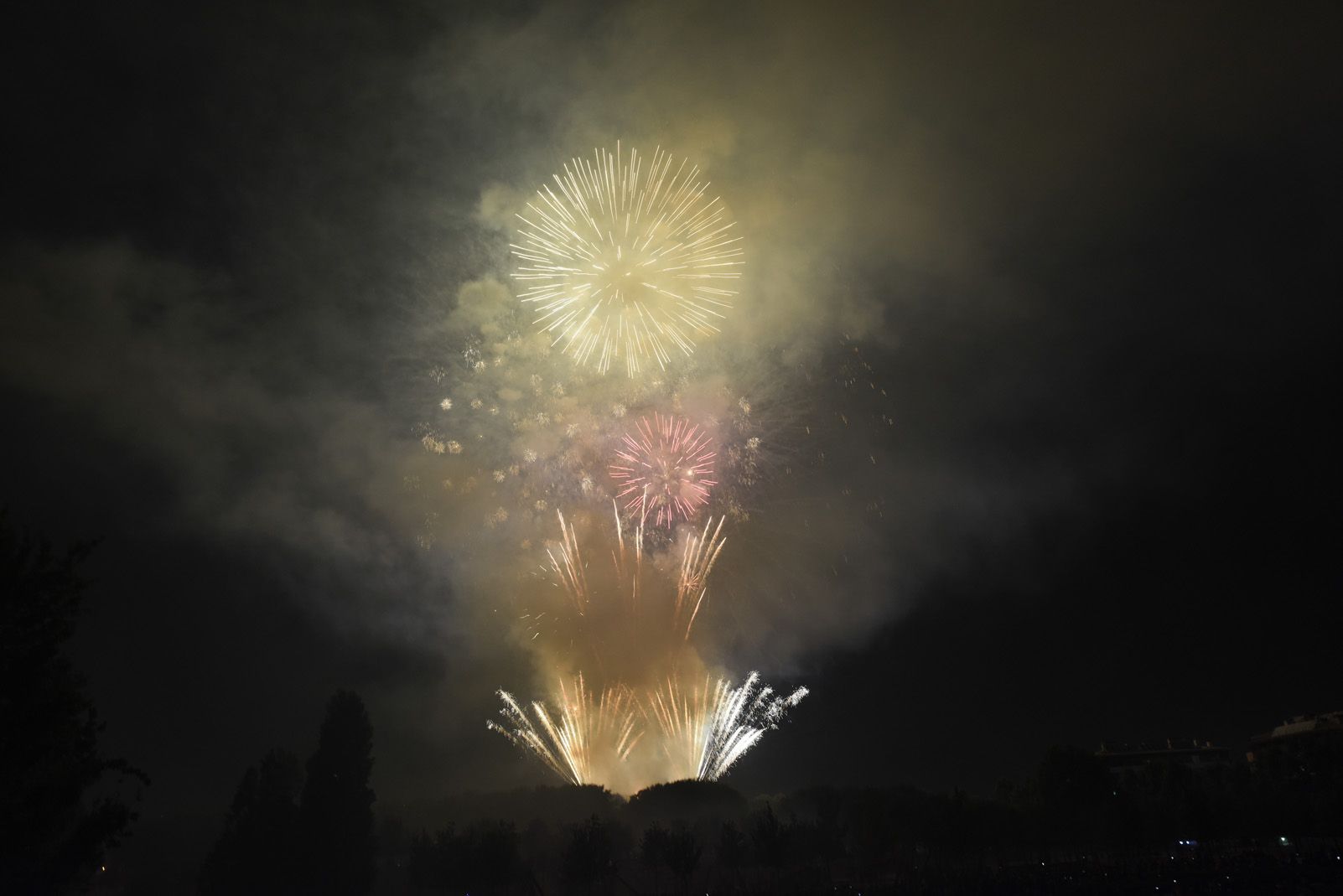 Castell de Focs de Festa Major 2019. Foto: Bernat Millet.