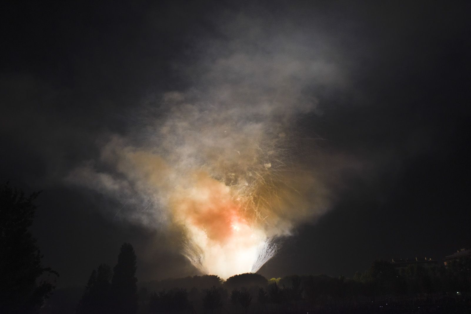 Castell de Focs de Festa Major 2019. Foto: Bernat Millet.