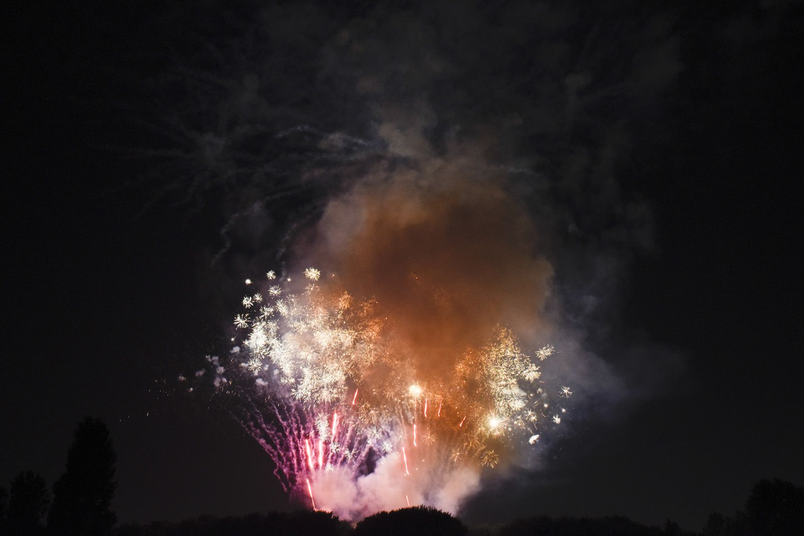 Castell de Focs de Festa Major 2019. Foto: Bernat Millet.