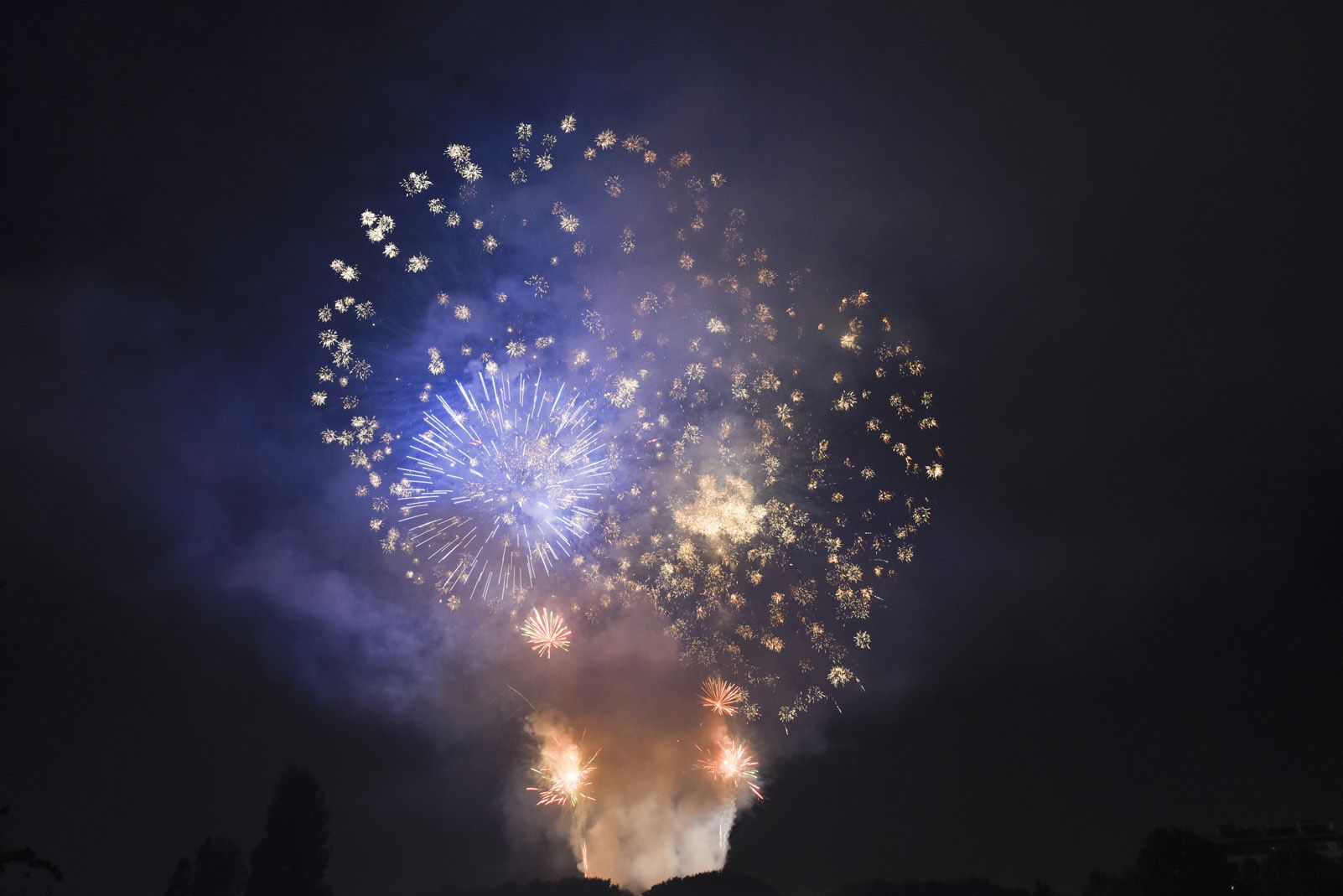 Castell de Focs de Festa Major 2019. Foto: Bernat Millet.