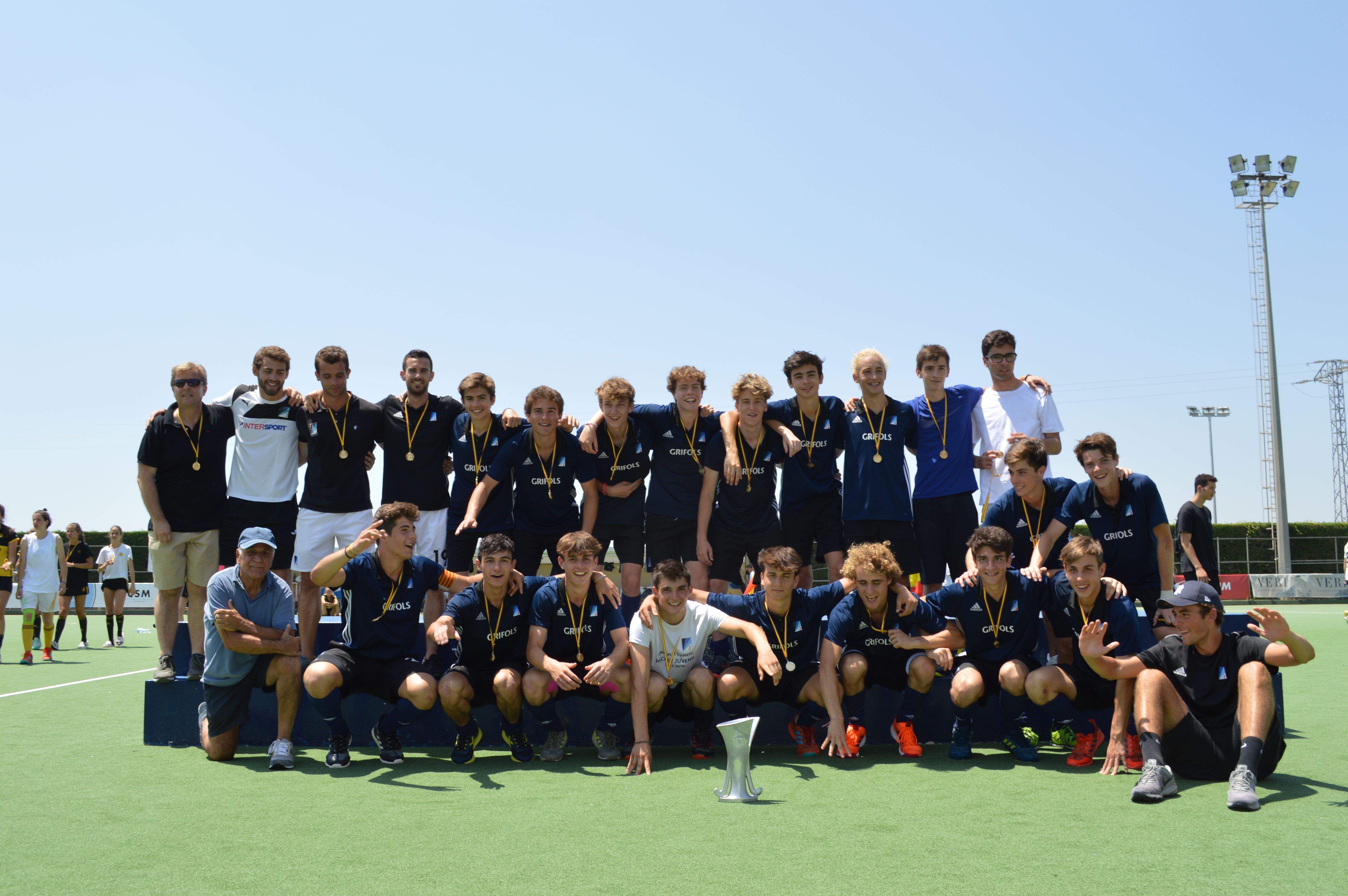 El juvenil masculí del Junior FC, campió d'Espanya a Terrassa. FOTO: Junior FC