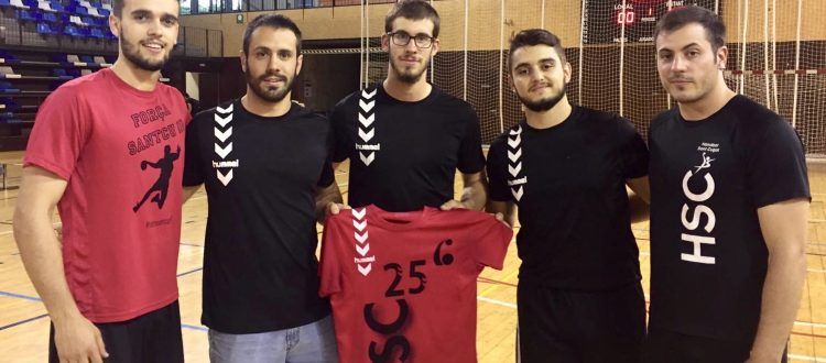 Les 5 noves incorporacions del Club Handbol Sant Cugat. FOTO: CH Sant Cugat