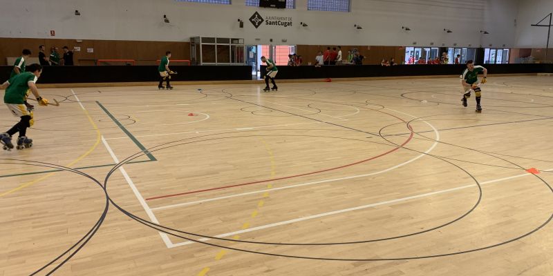 La selecció d'Austràlia entrenant en el pavelló 2 de la ZEM Rambla del Celler. FOTO: Àlex López