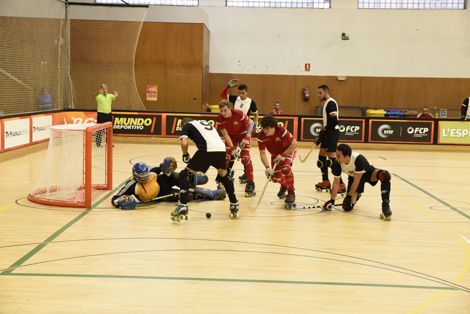  Enfrontament de la 3a jornada dels World Roller Games. FOTO: Bernat Millet