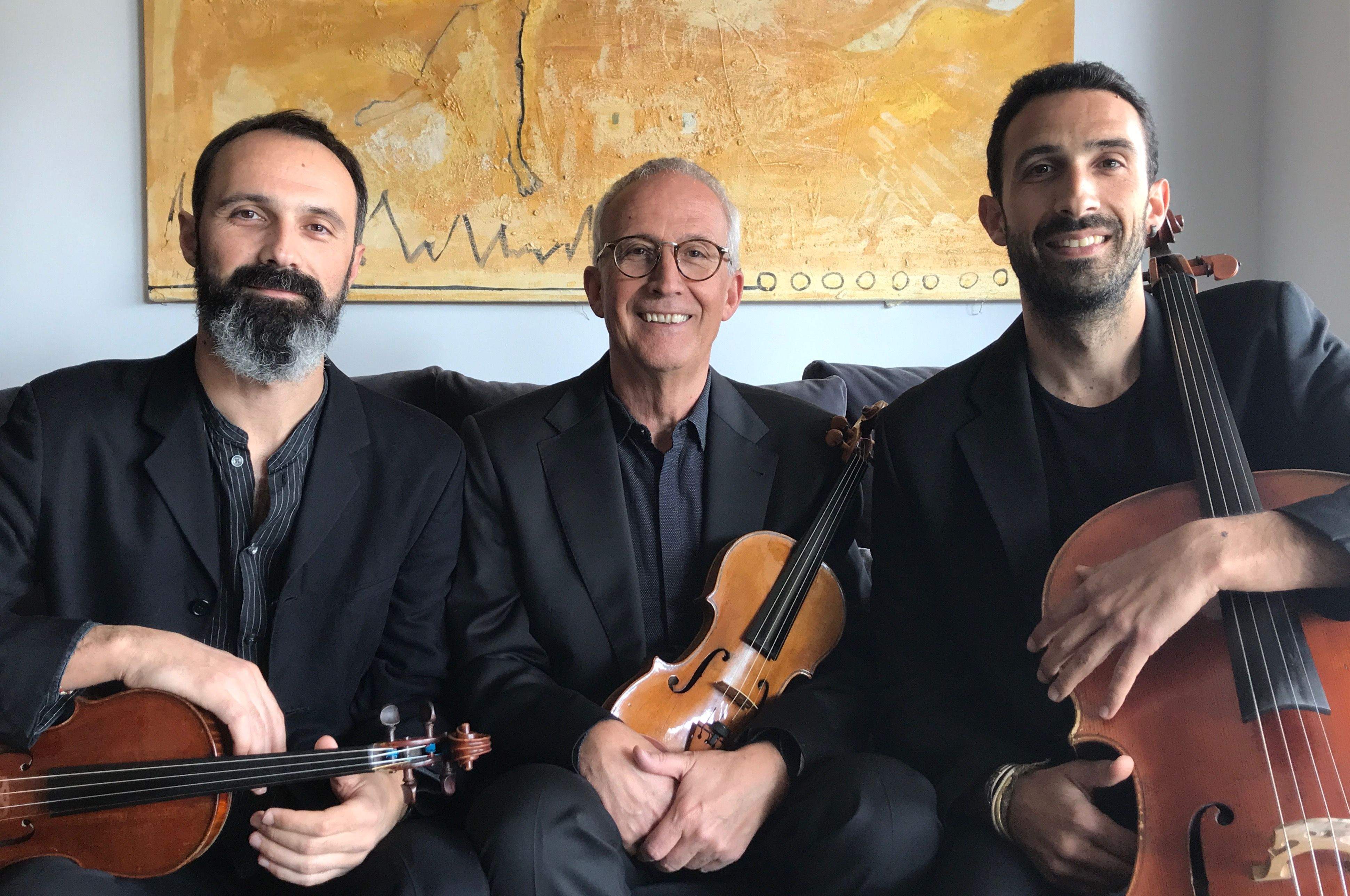 Sergi, Gerard i Jordi Claret. FOTO: Cedida