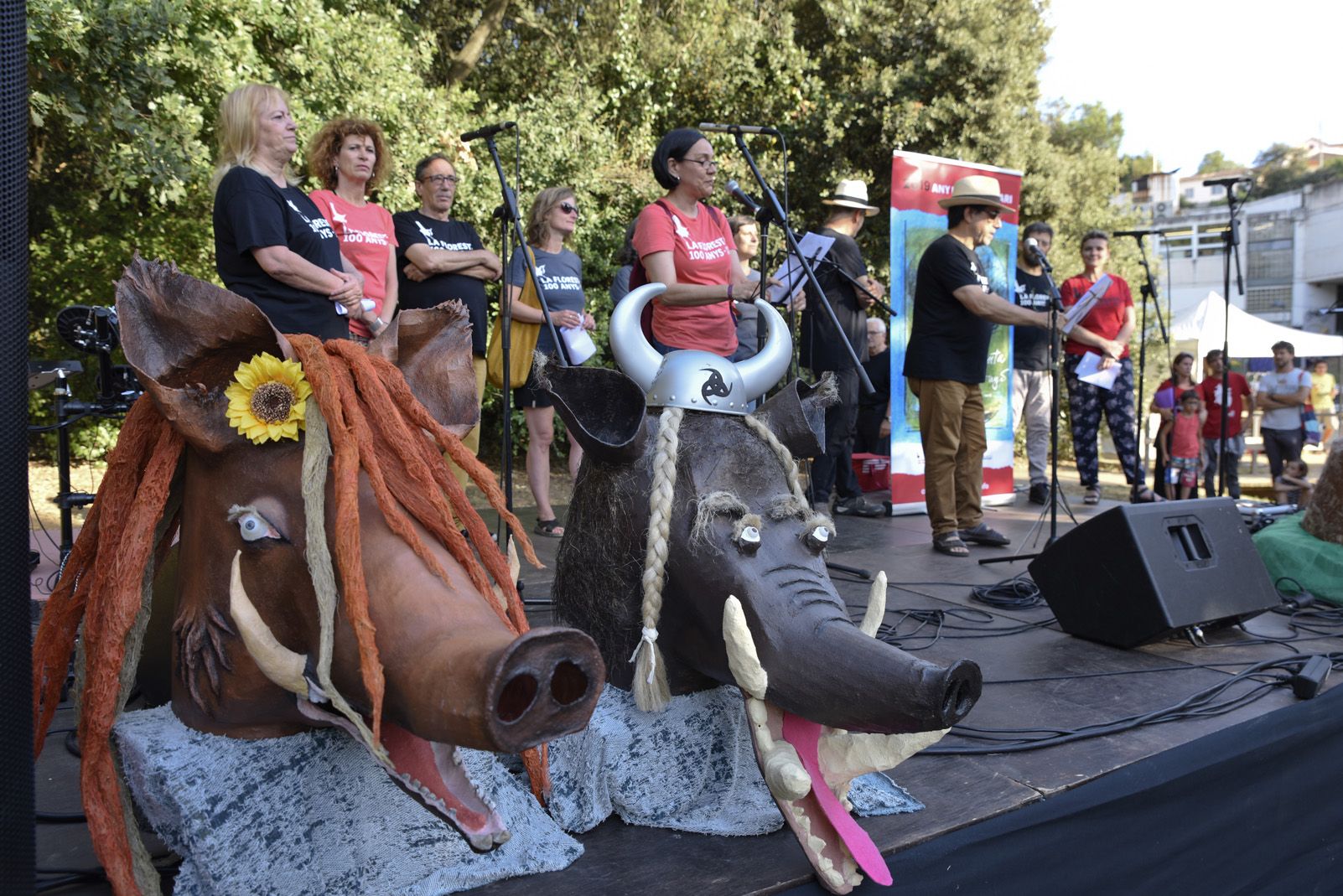Pregó de la Festa Major de La Floresta. Foto: Bernat Millet.
