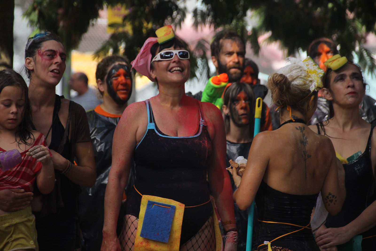 Olimpíades bandarres a la Festa Major de La Floresta. FOTO: Paula Galván