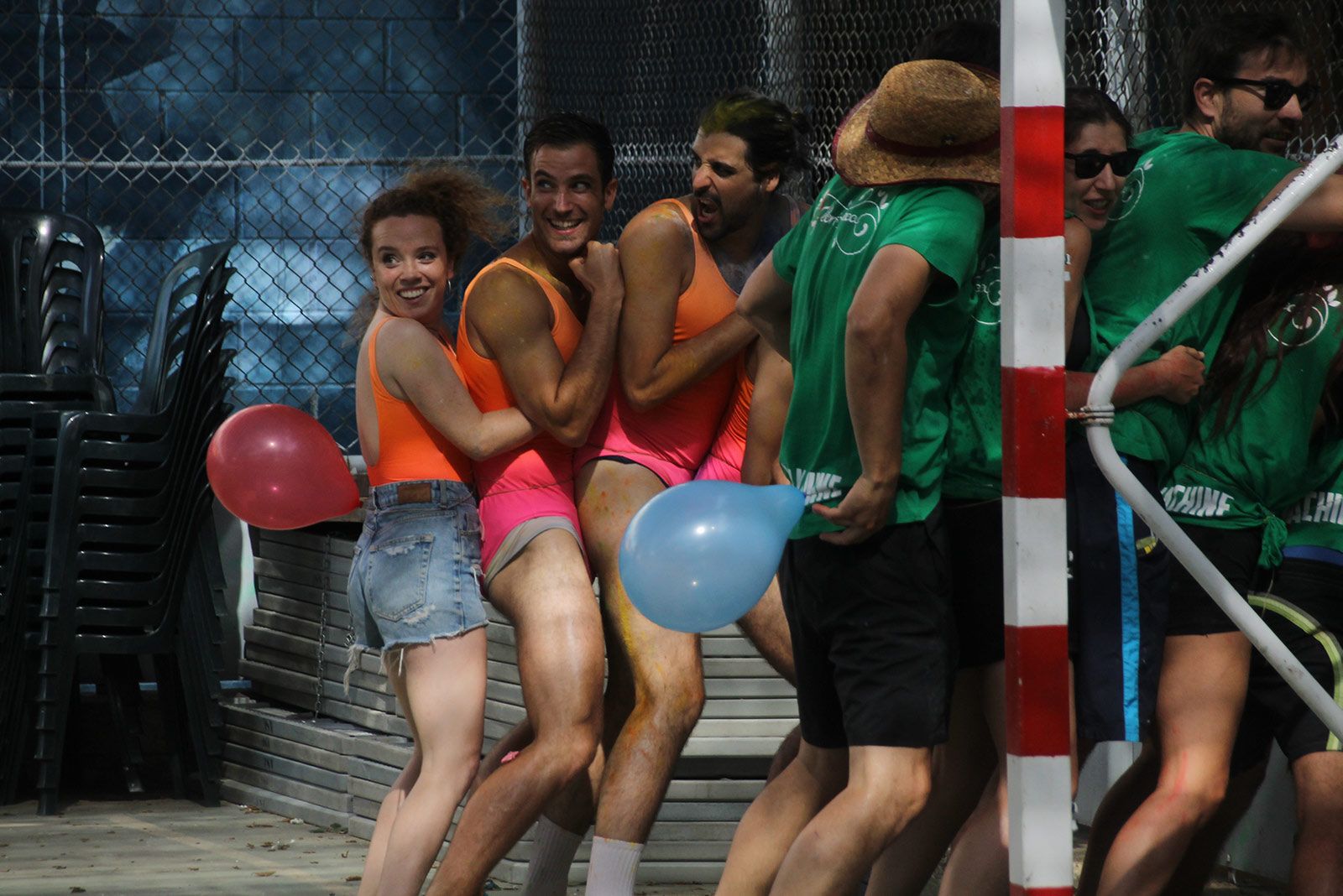 Olimpíades bandarres a la Festa Major de La Floresta. FOTO: Paula Galván