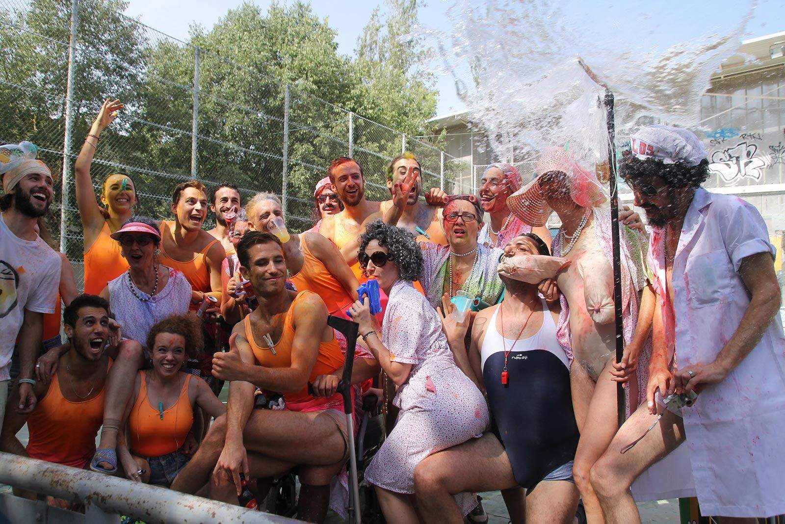 Olimpíades bandarres a la Festa Major de La Floresta. FOTO: Paula Galván