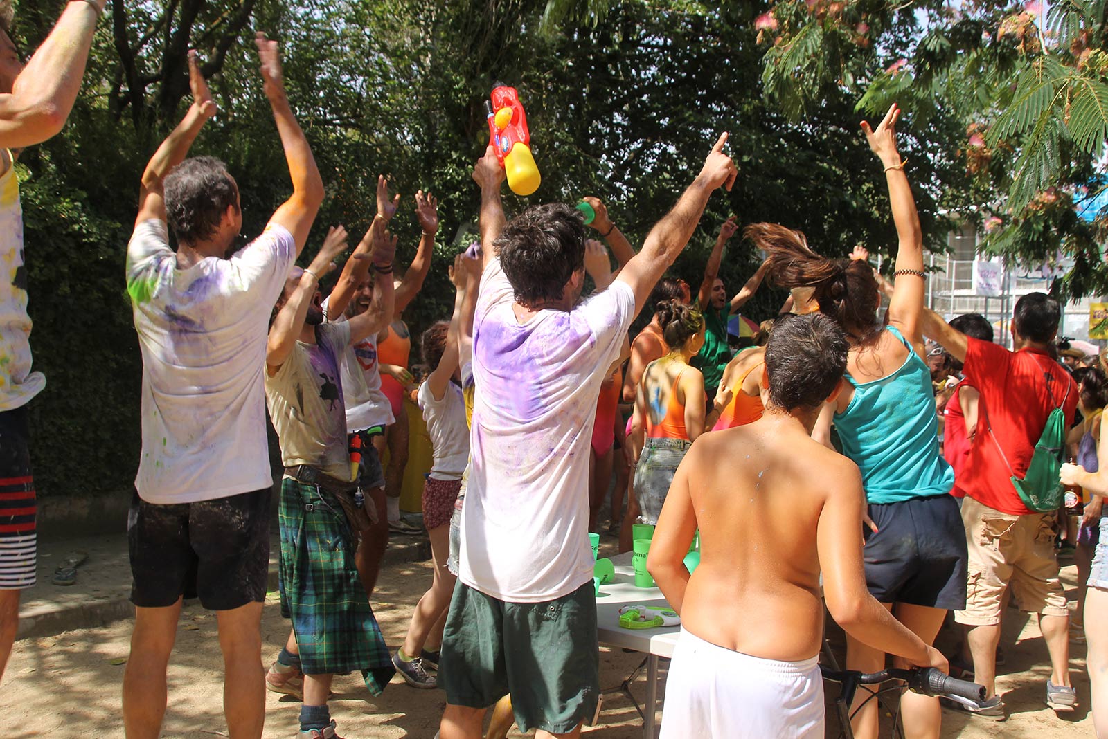 Olimpíades bandarres a la Festa Major de La Floresta. FOTO: Paula Galván