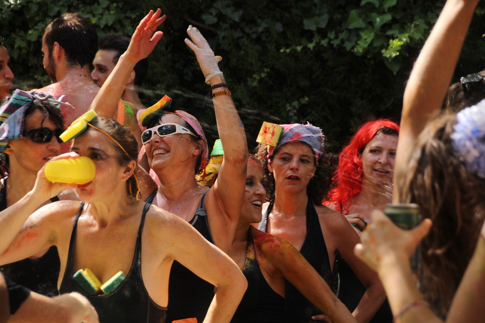 Olimpíades bandarres a la Festa Major de La Floresta. FOTO: Paula Galván