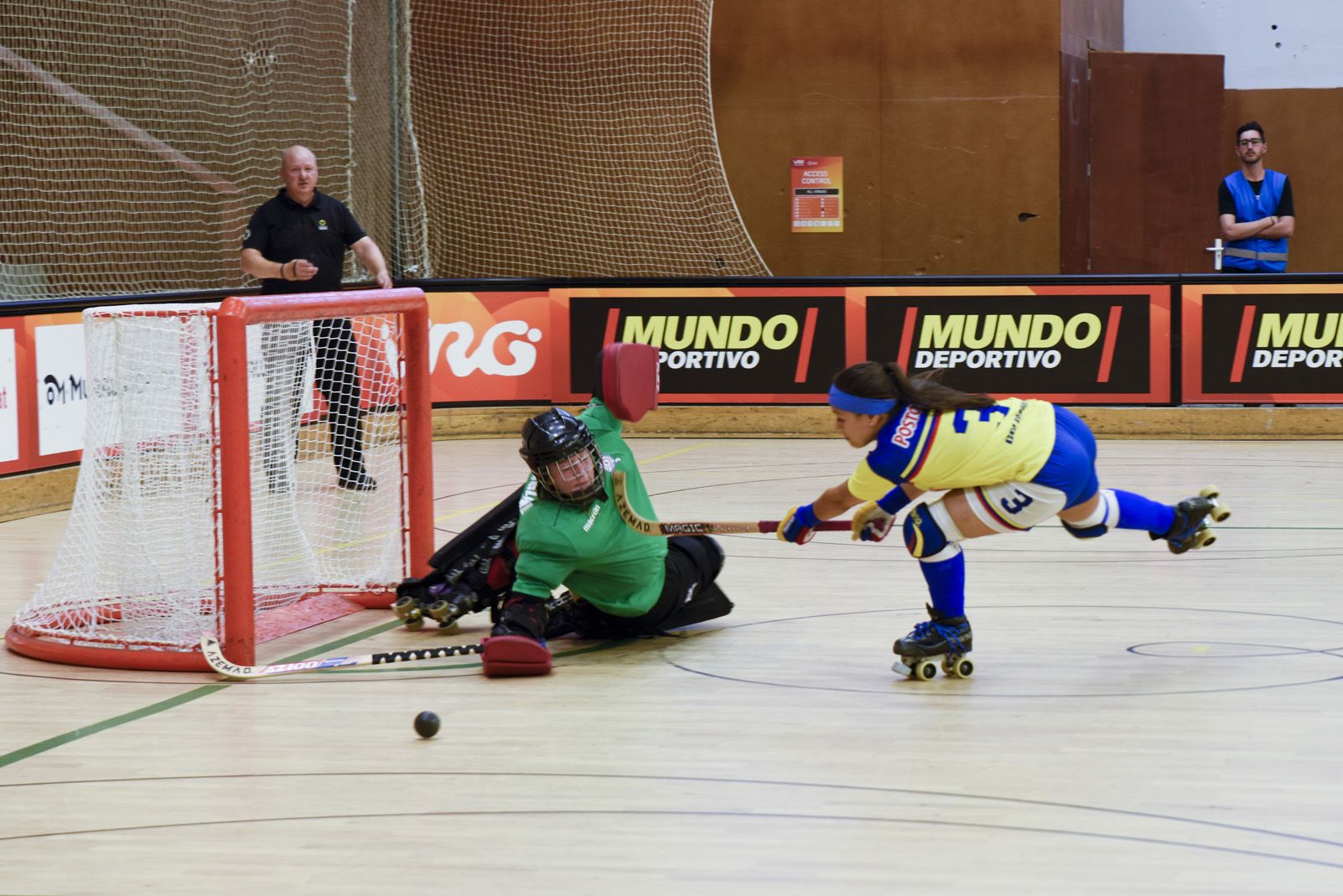 Colòmbia ha guanyat (3-4) a Gran Bretanya i s'ha coronat campiona del Mundial B a Sant Cugat. FOTO: Bernat Millet