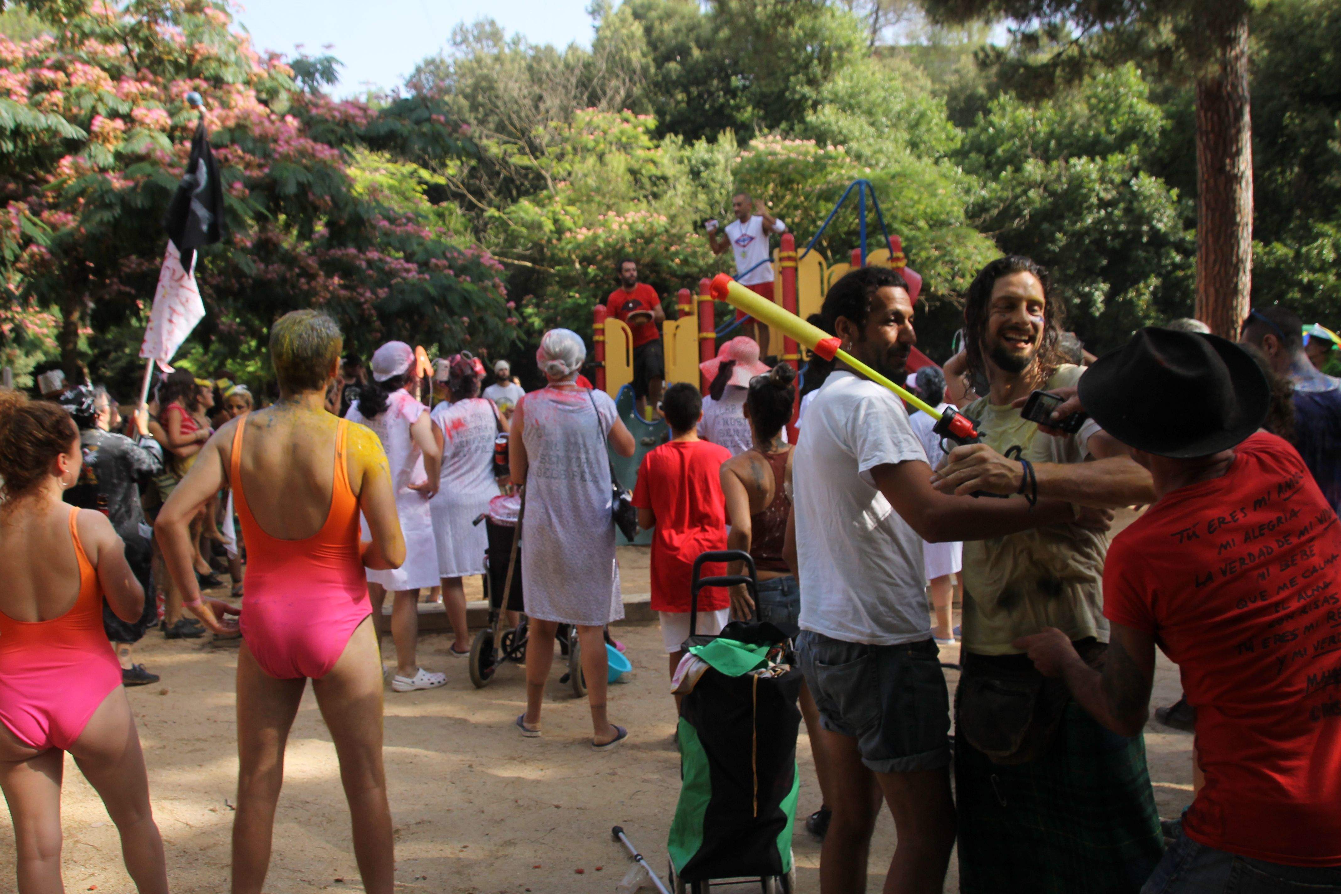 Olimpíades Bandarres a la Festa Major de la Floresta. FOTO: Paula Galván
