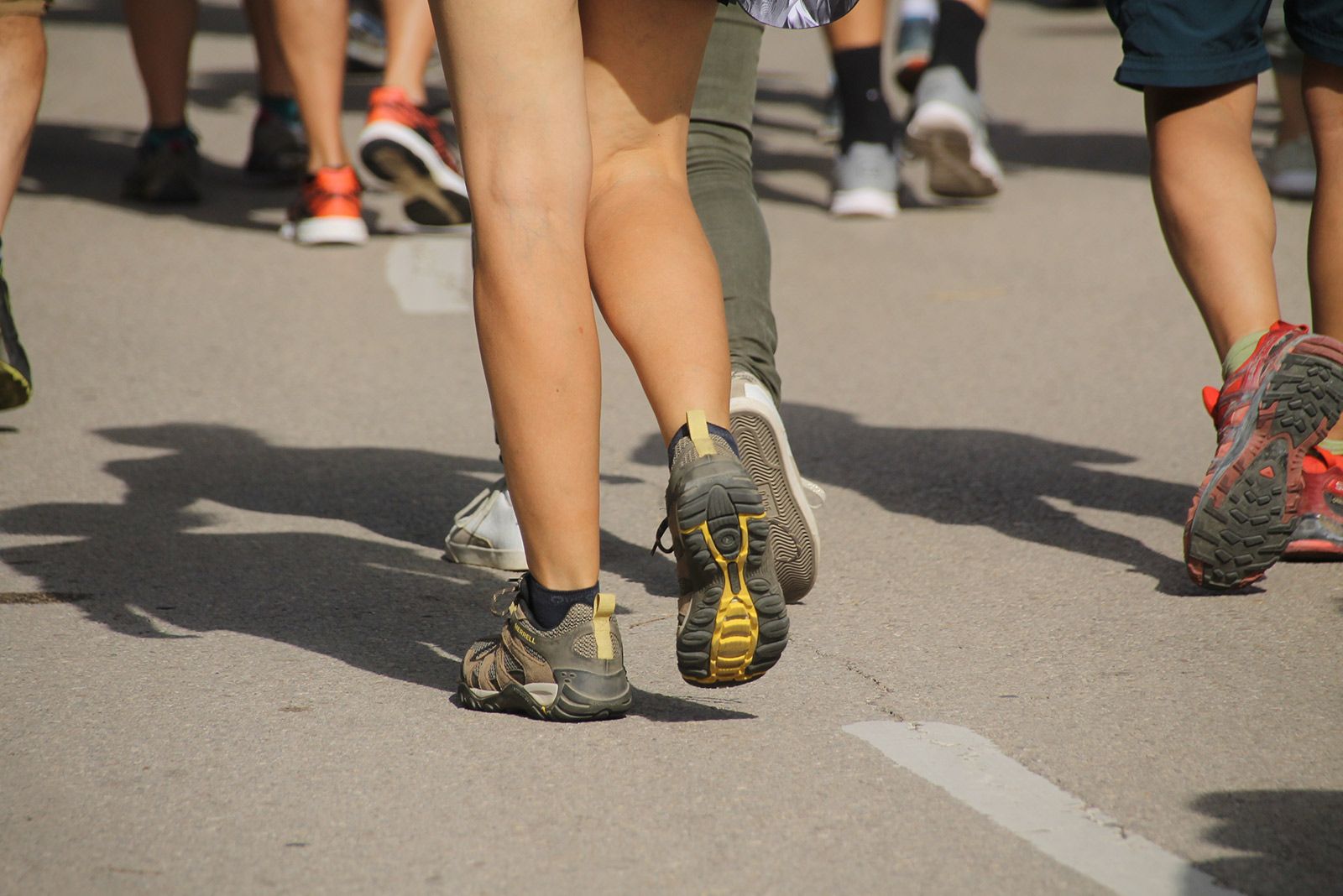 Caminada solidària de La Floresta. FOTO: Paula Galván