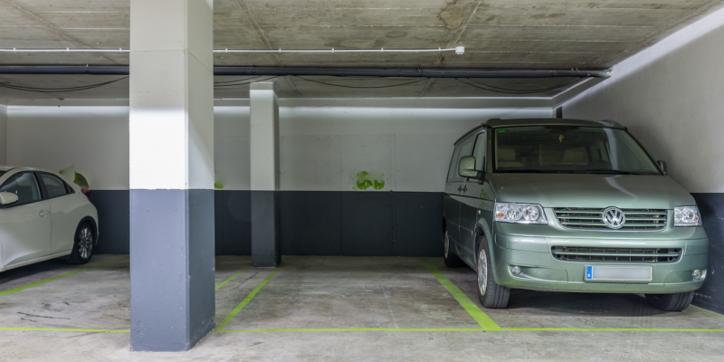 L'aparcament se situa en la planta soterrada FOTO: Cedida