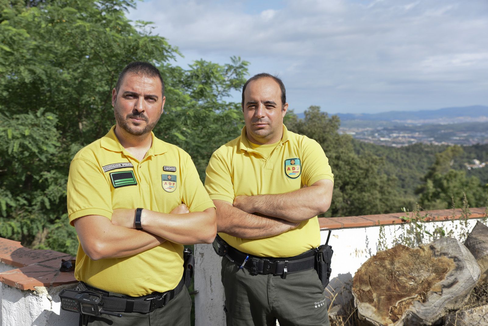 Ferreira i Garcia a Can Ribas, on hi ha la seu de l'ADF Sant Cugat FOTO: Bernat Millet