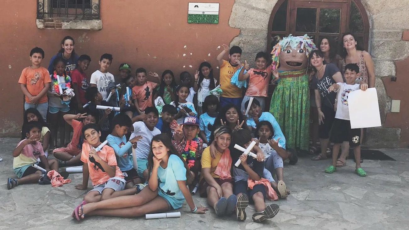 Colònies del Centre Obert de Sant Cugat. FOTO: Cedida