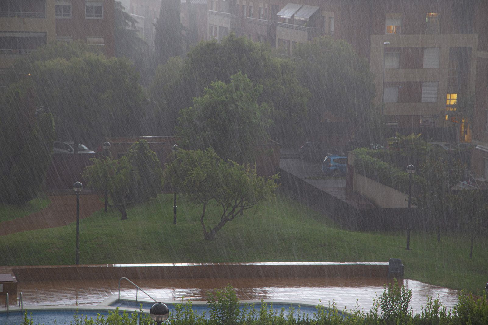 Tempesta a Sant Cugat. Foto: Cedida.