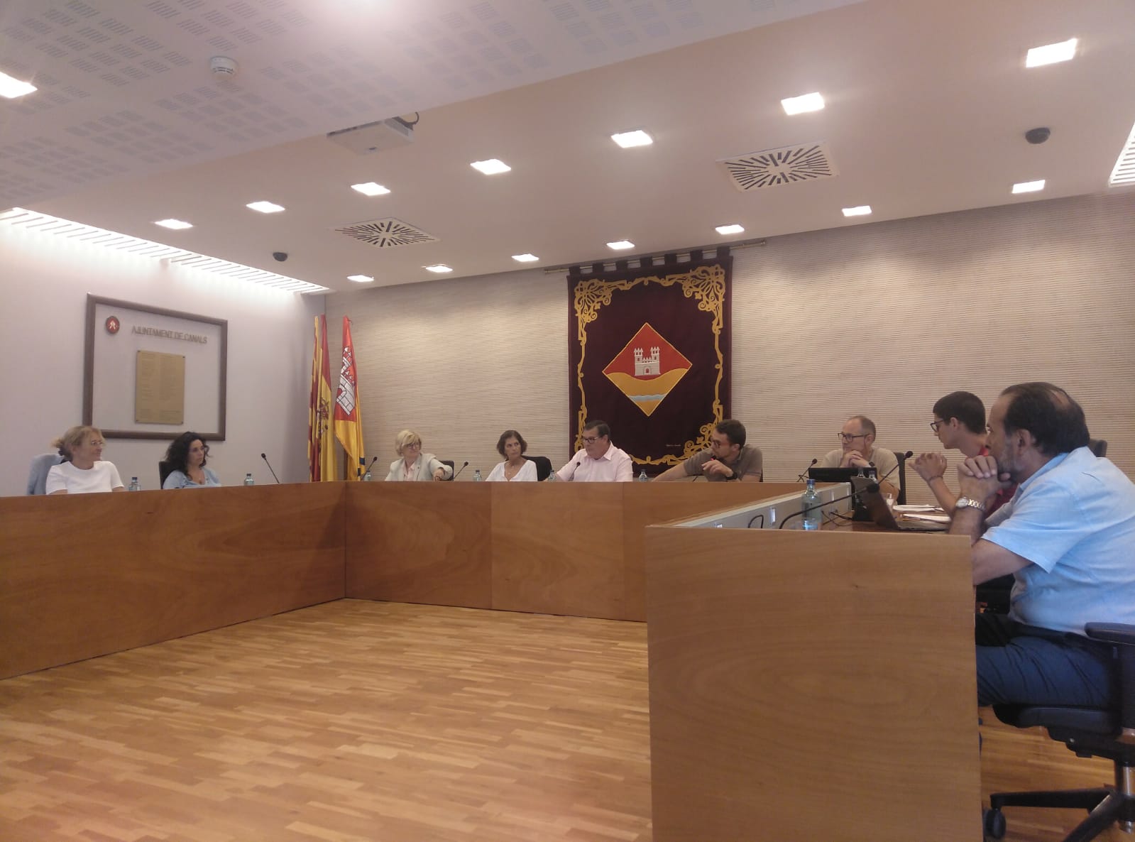 Junta de Veïns de l'EMD de Valldoreix del mes de juliol. FOTO: TOT Sant Cugat