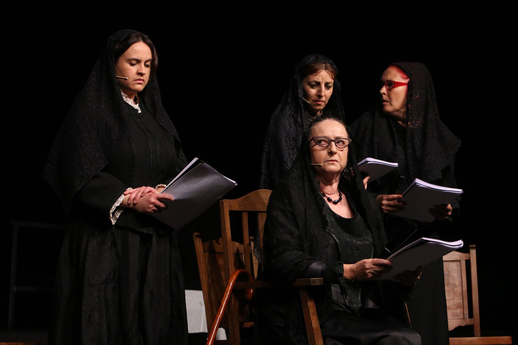 La Casa de Bernarda Alba va ser l'últim espectacle del Lectures a la Fresca 2019. FOTOS: Lluís Llebot