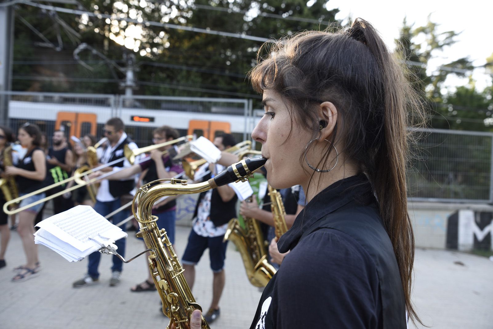 Cerca-tasques Floresta de Festa Major. Foto: Bernat Millet.