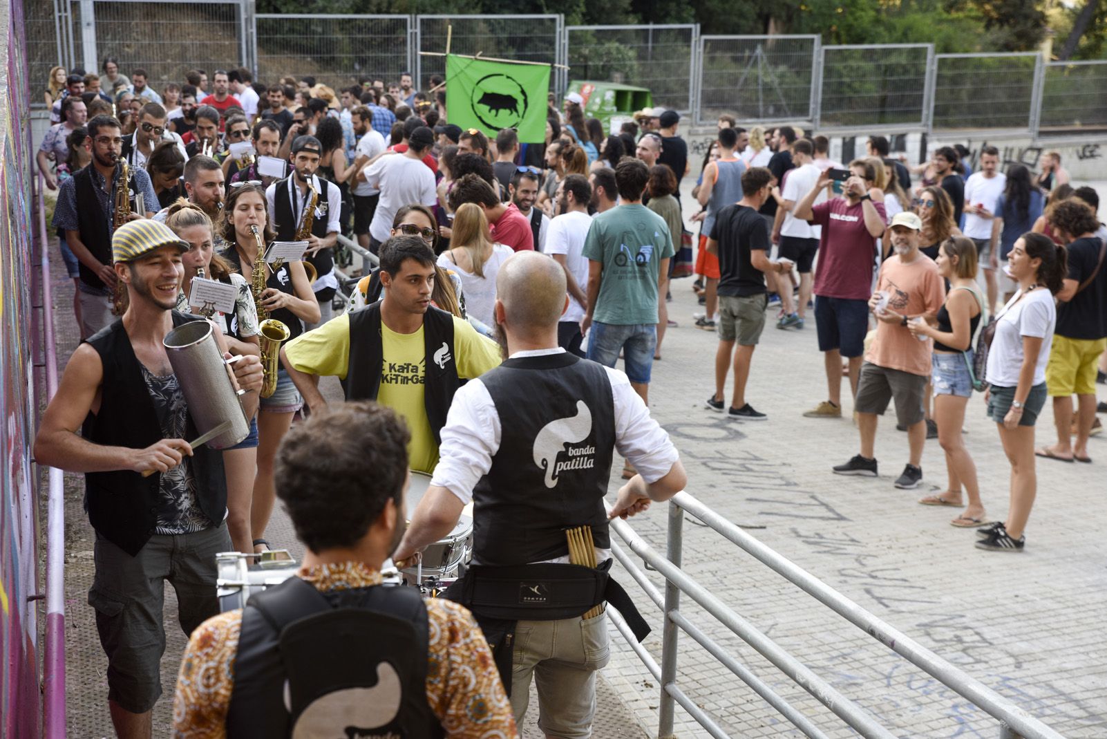 Cerca-tasques Floresta de Festa Major. Foto: Bernat Millet.
