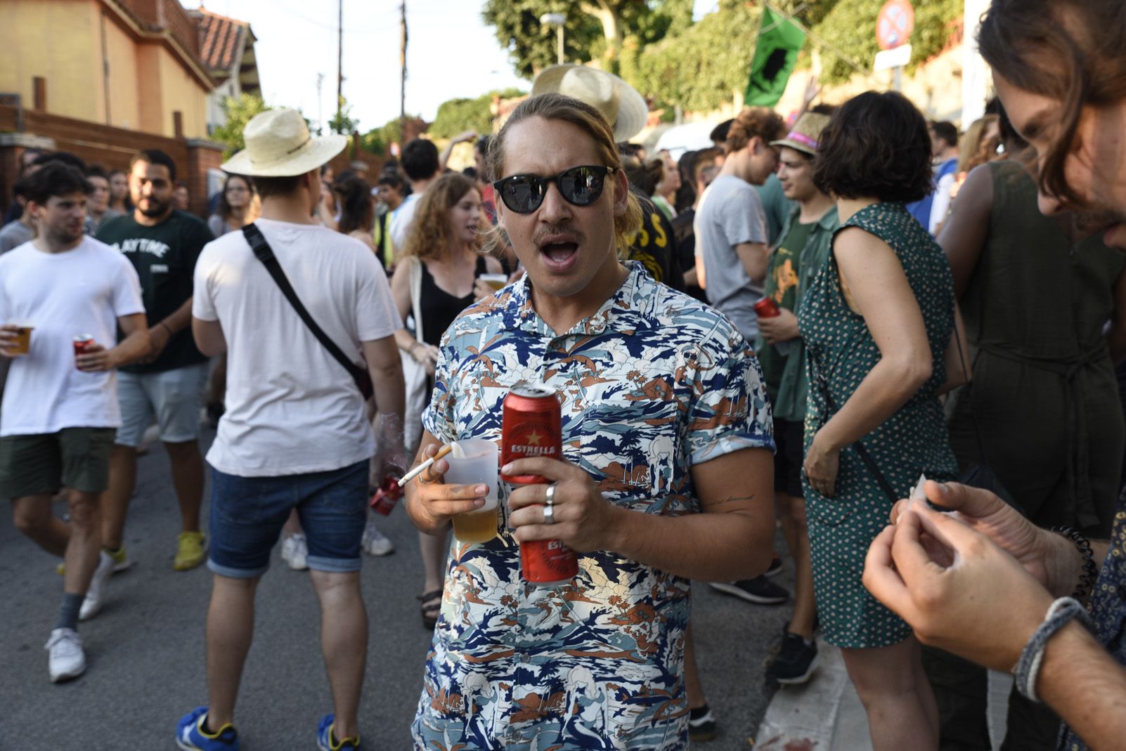 Cerca-tasques Floresta de Festa Major. Foto: Bernat Millet.