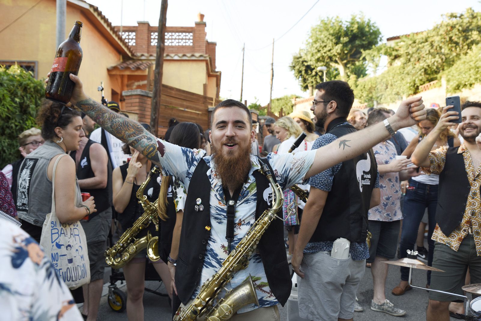 Cerca-tasques Floresta de Festa Major. Foto: Bernat Millet.