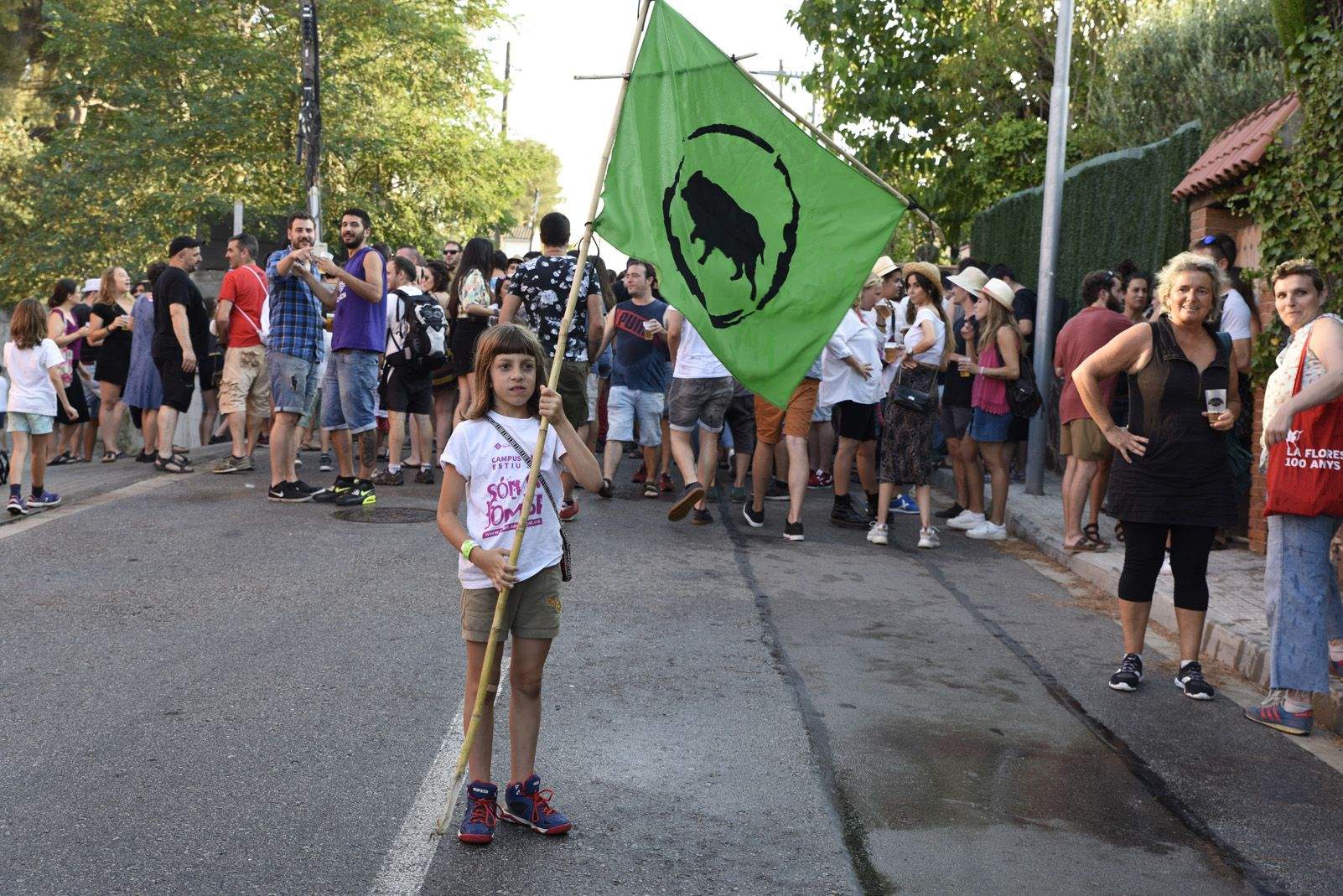 Cerca-tasques d'una edició passada de la Festa Major de La Floresta. FOTO: Bernat Millet