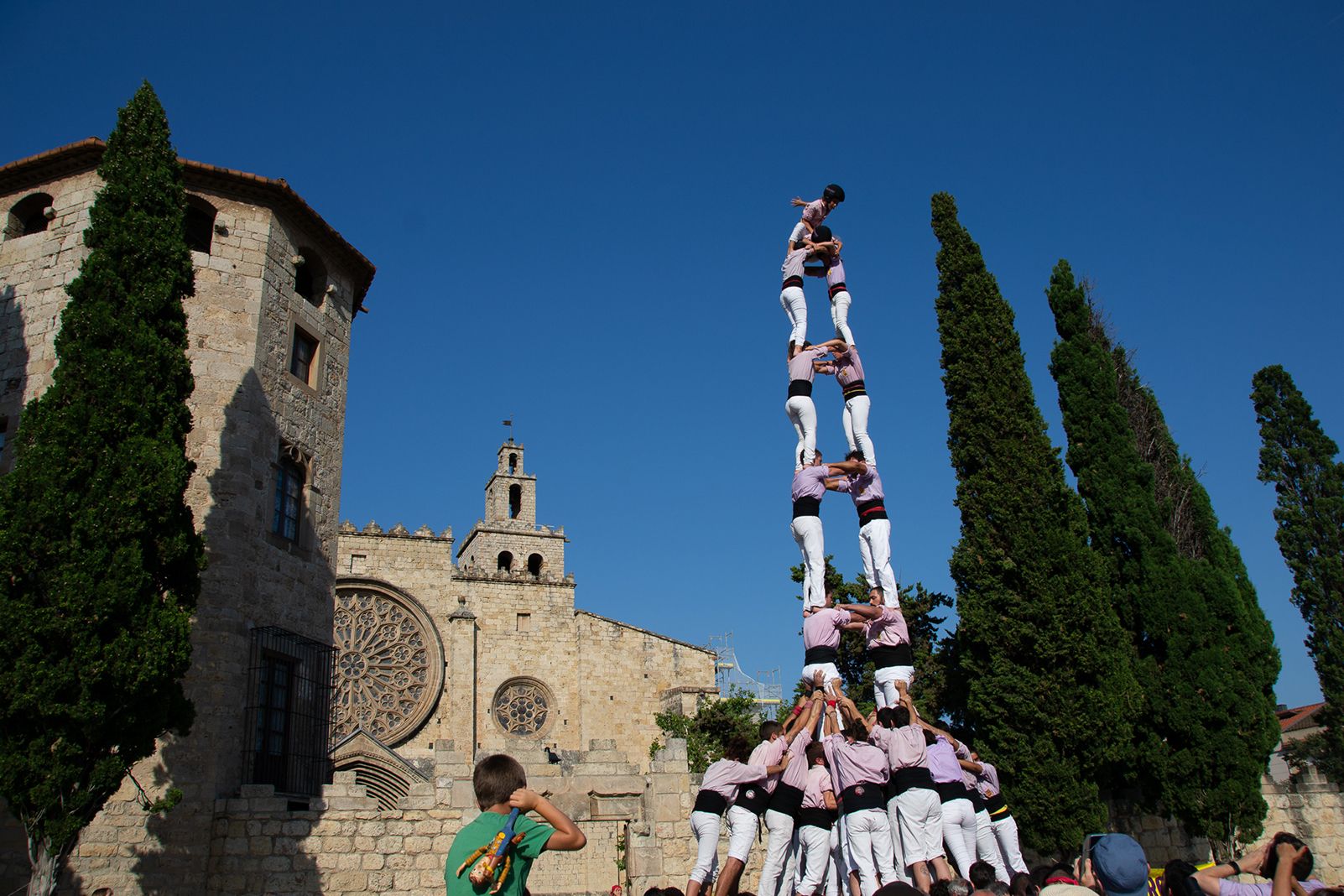  Diada Castellera de Sant Cugat. Foto: Silvia Polanco