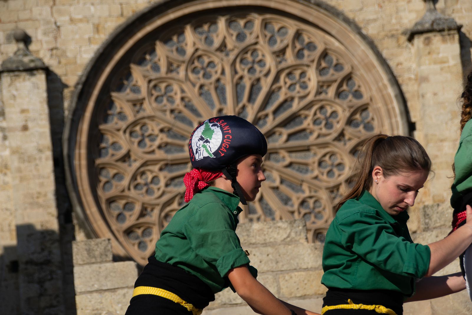  Diada Castellera de Sant Cugat. Foto: Silvia Polanco