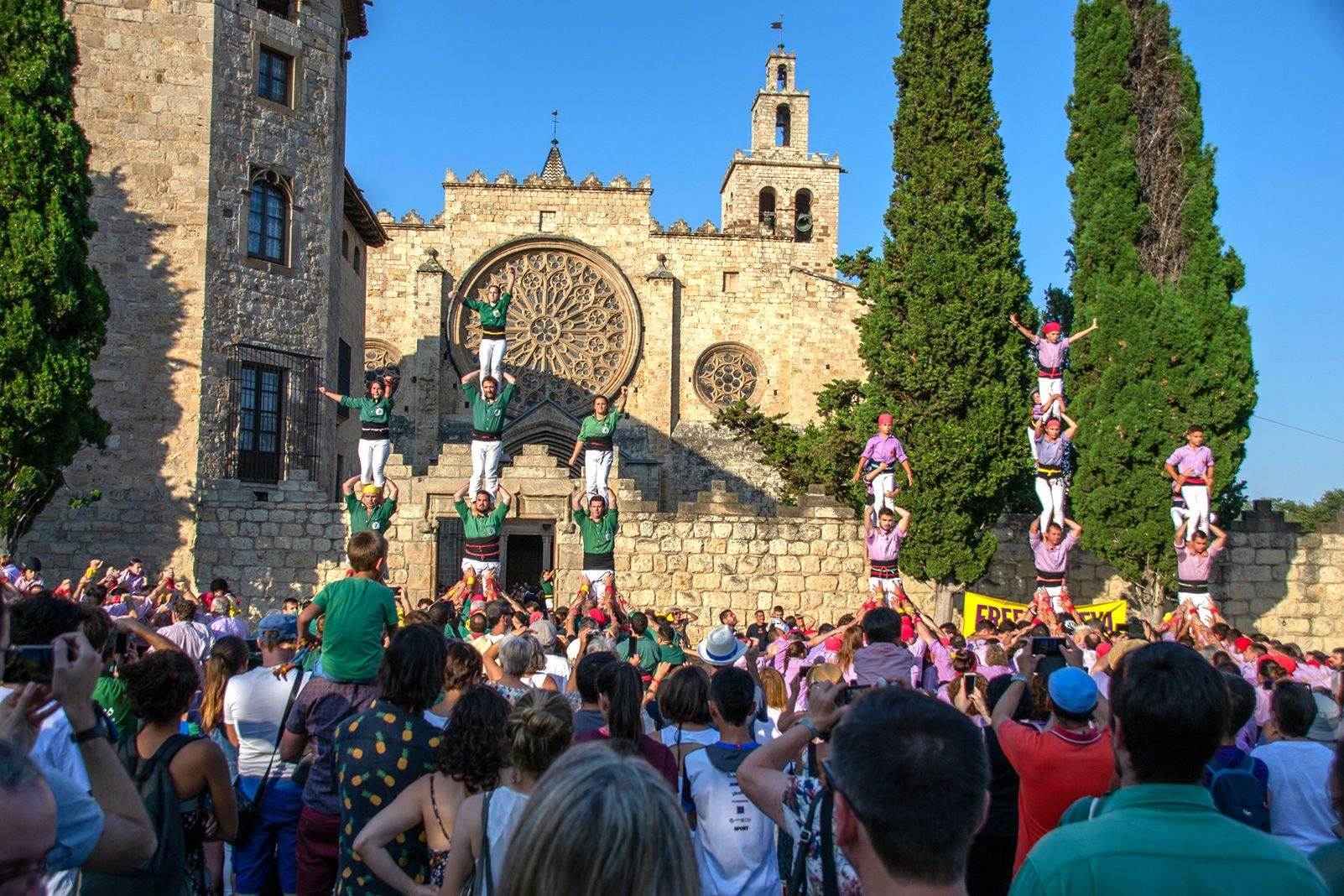  Diada Castellera de Sant Cugat. Foto: Silvia Polanco
