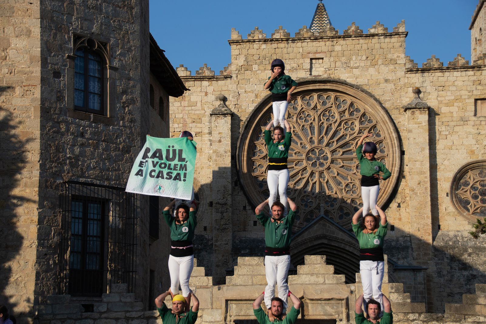  Diada Castellera de Sant Cugat. Foto: Silvia Polanco