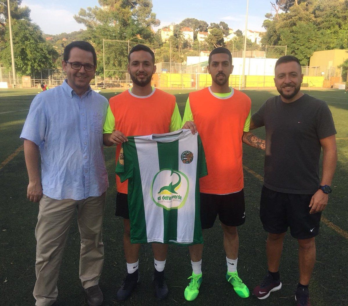 Simón Heredia i Adrián Vázquez són les dues incorporacions del Valldoreix FC per a la nova temporada. FOTO: twitter del club.