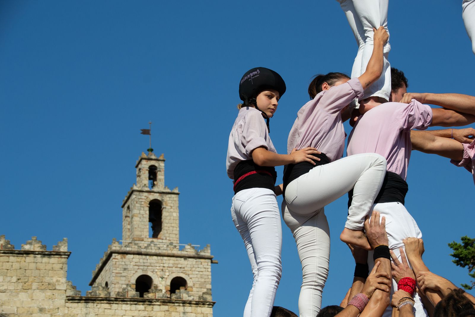  Diada Castellera de Sant Cugat. Foto: Silvia Polanco